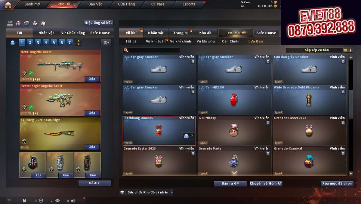 shop acc cf uy tin gia re